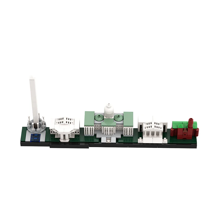 GOBRICKS MOC 50791 Washington DC Skyline - YWOBB