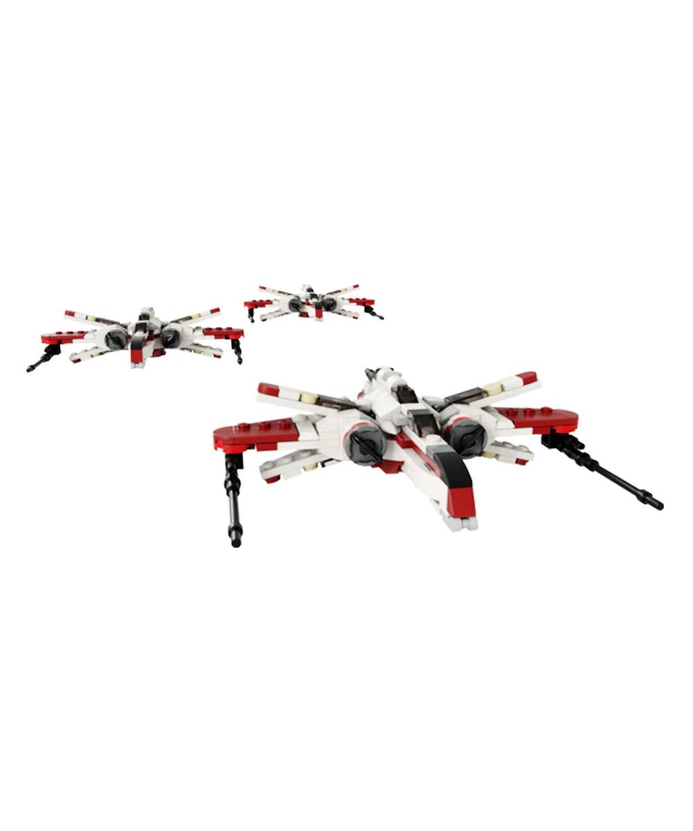 GOBRICKS MOC 129749 Mini Size ARC-170 starfighter - YWOBB