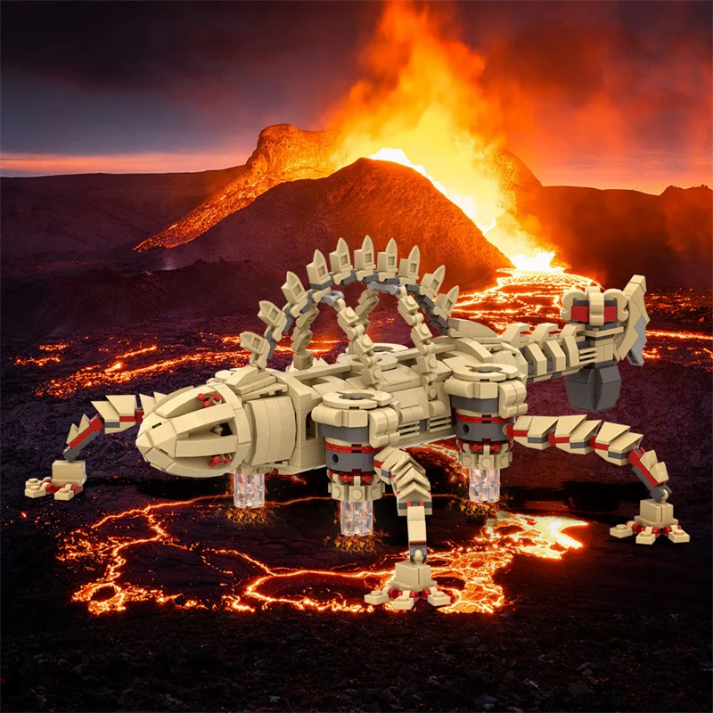 GOBRICKS MOC A1315 Zelda Breath of the Wild Fire Beast - YWOBB