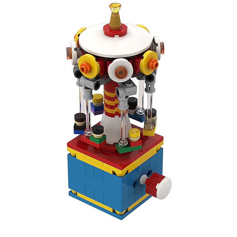 GOBRICKS MOC A0159 swivel flying chair - YWOBB