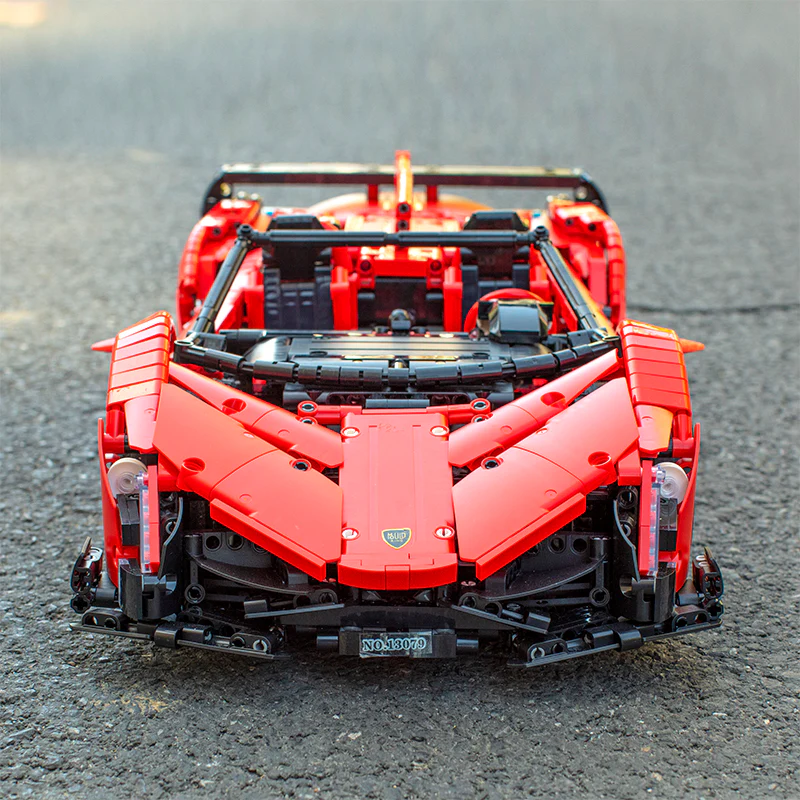 Mould King 13079 RC 1:8 Lamborghini Veneno with LED light kits - YWOBB