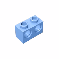 GOBRICKS GDS-624 Brick 1 x 2 with Holes - YWOBB