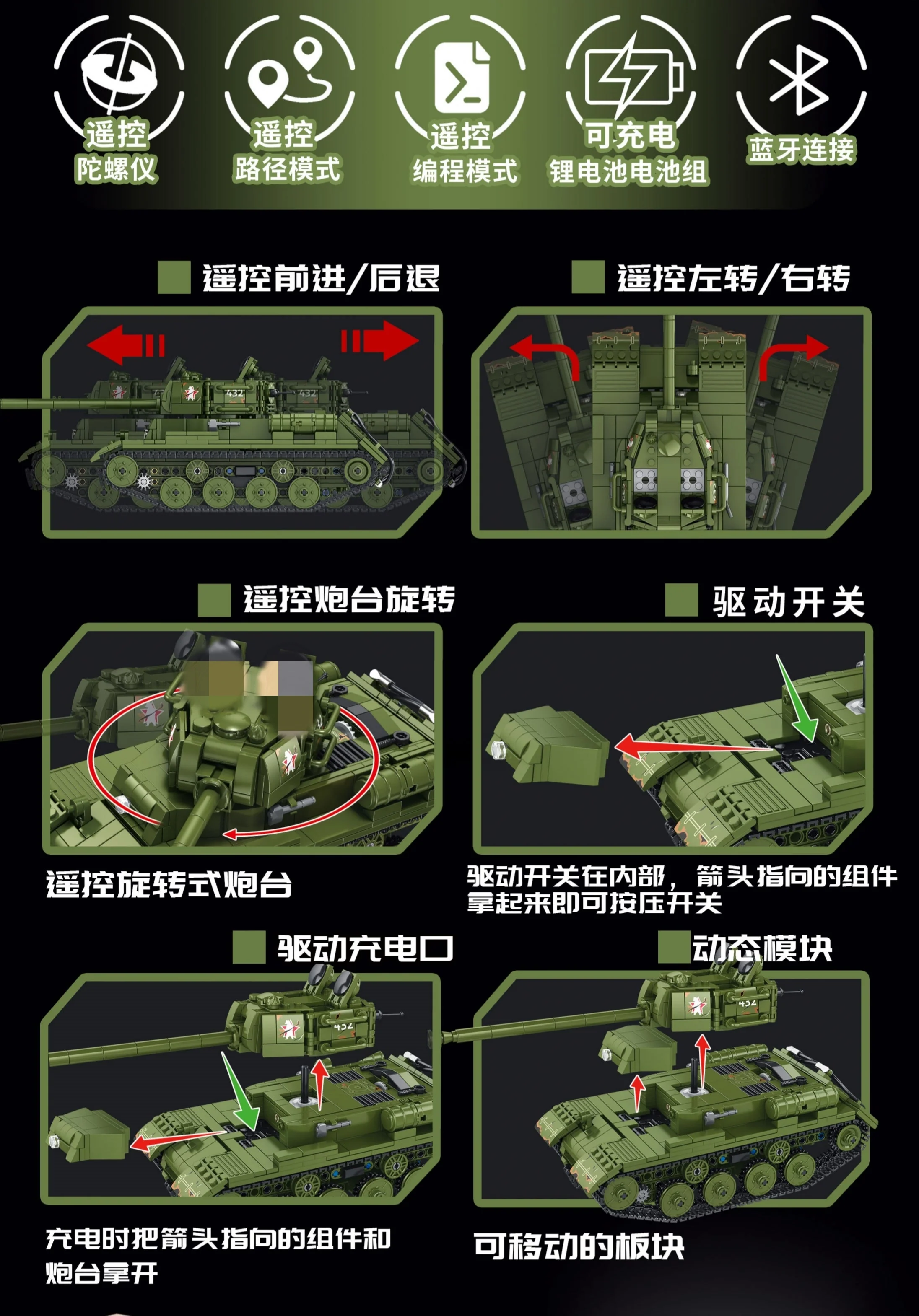 PANLOS 676007 STALIN II JS-2 Heavy Tank - YWOBB