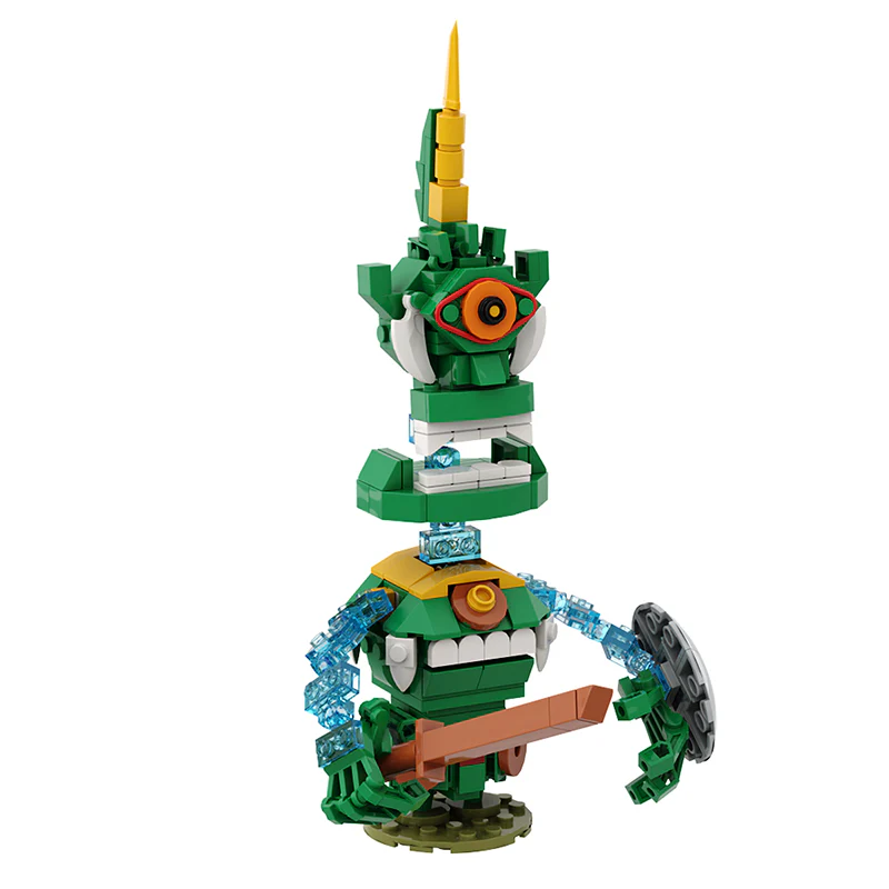 GOBRICKS MOC A1024Y01 Golem Guard-Shield Soldier - YWOBB