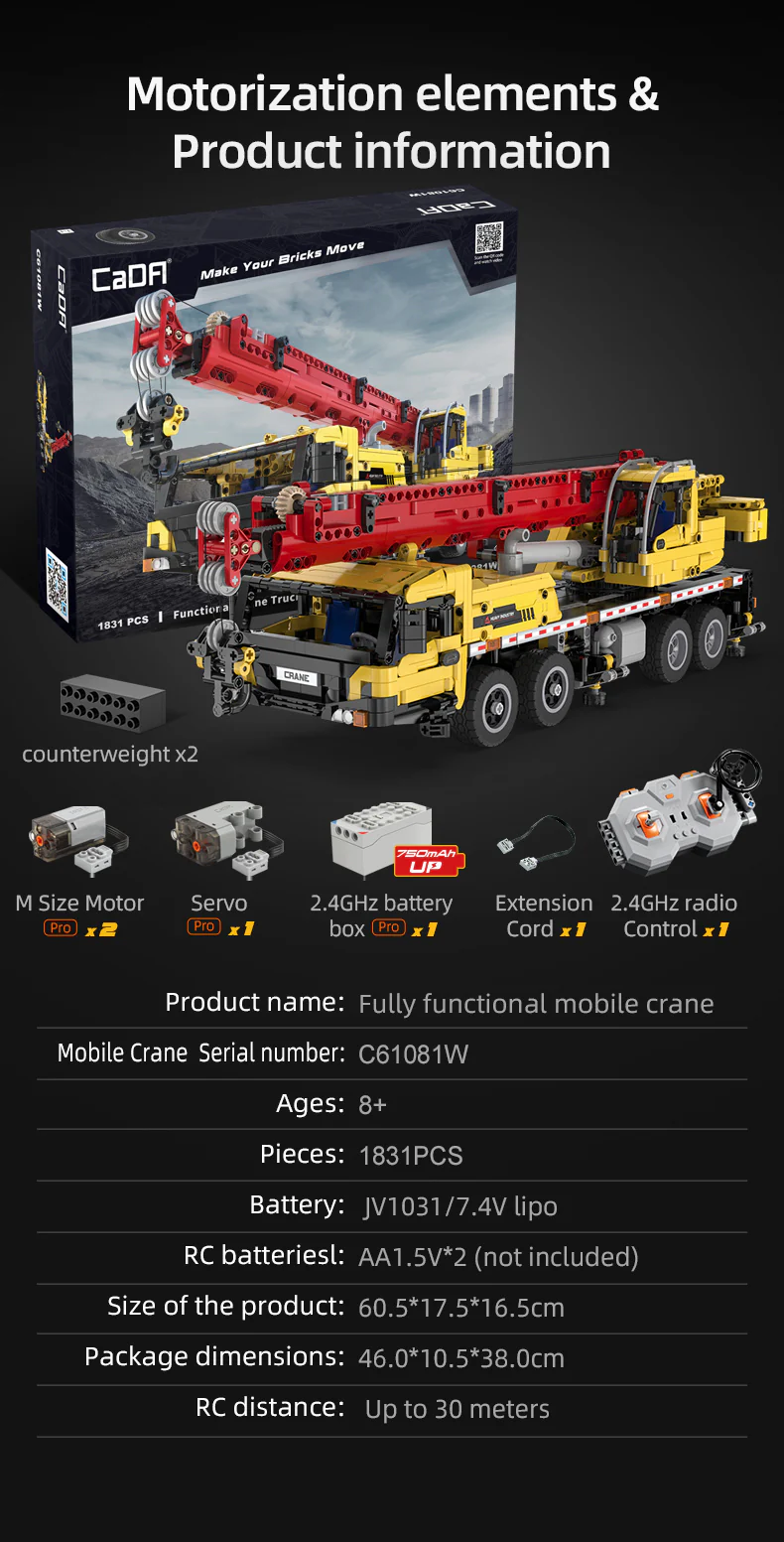 CADA C61081 Crane Mk II Truck - YWOBB