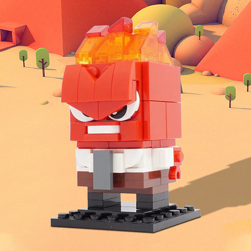 GOBRICKS MOC 136894 Anger - YWOBB