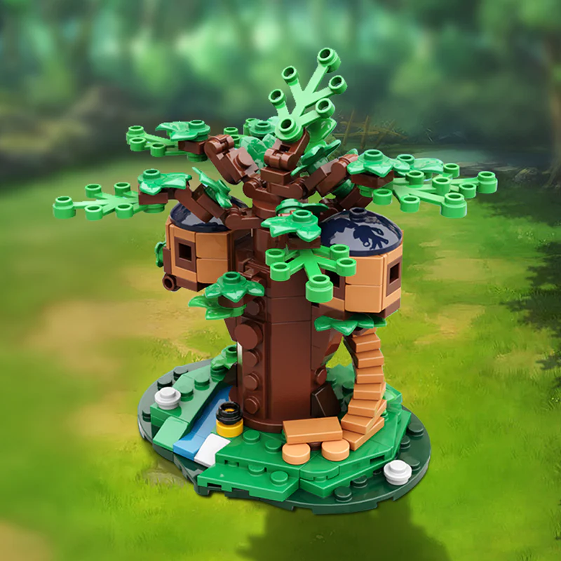 GOBRICKS MOC 124112 Treehouse-mini - YWOBB