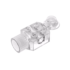 GOBRICKS GDS-1286 Brick Modified 2 x 2 with Pin Hole, Rotation Joint Ball Half , Rotation Joint Socket - YWOBB