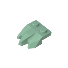 GOBRICKS GDS-M449 Plate Modified 1 x 2 with 3 Claws / Rock Fingers - YWOBB