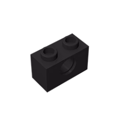 GOBRICKS GDS-623  Brick 1 x 2 with Hole - YWOBB