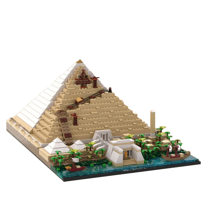 GOBRICKS MOC 116457 Building of the Great Pyramid - YWOBB