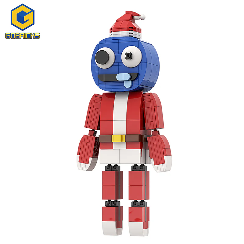 GOBRICKS MOC A0196 RainbowFriends Christmas style-Blue - YWOBB