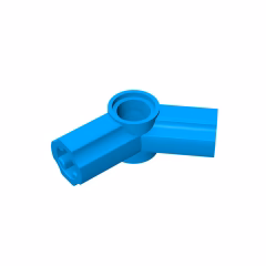 GOBRICKS GDS-919 Axle and Pin Connector Angled #4 - 135 degrees - YWOBB