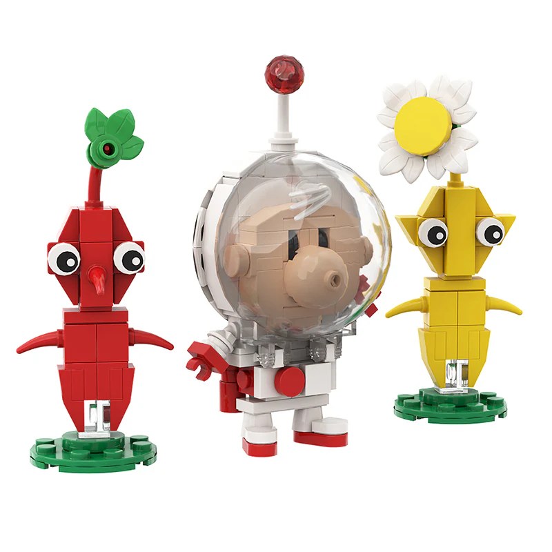 GOBRICKS MOC A1078Y01 Pikmin 01 - YWOBB