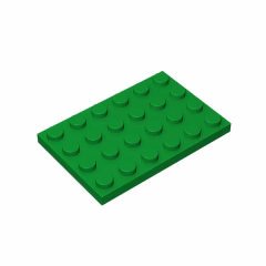 GOBRICKS GDS-520 Plate 4 x 6 - YWOBB