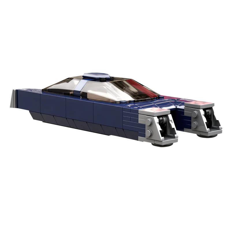 GOBRICKS MOC 122725 PiXEL-DANs CORUSCANT SPEEDER - YWOBB