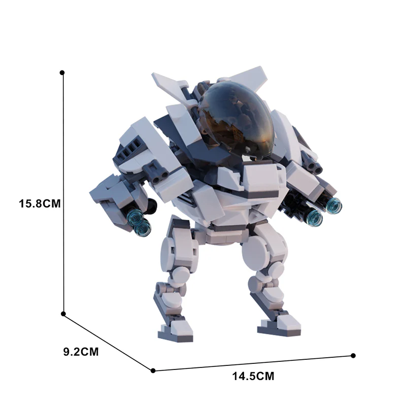 GOBRICKS MOC 29333 Centauri Mk II Tactical Combat Mech - YWOBB