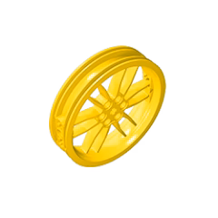 GOBRICKS GDS-1340 Wheel 75mm D. x 17mm Motorcycle - YWOBB