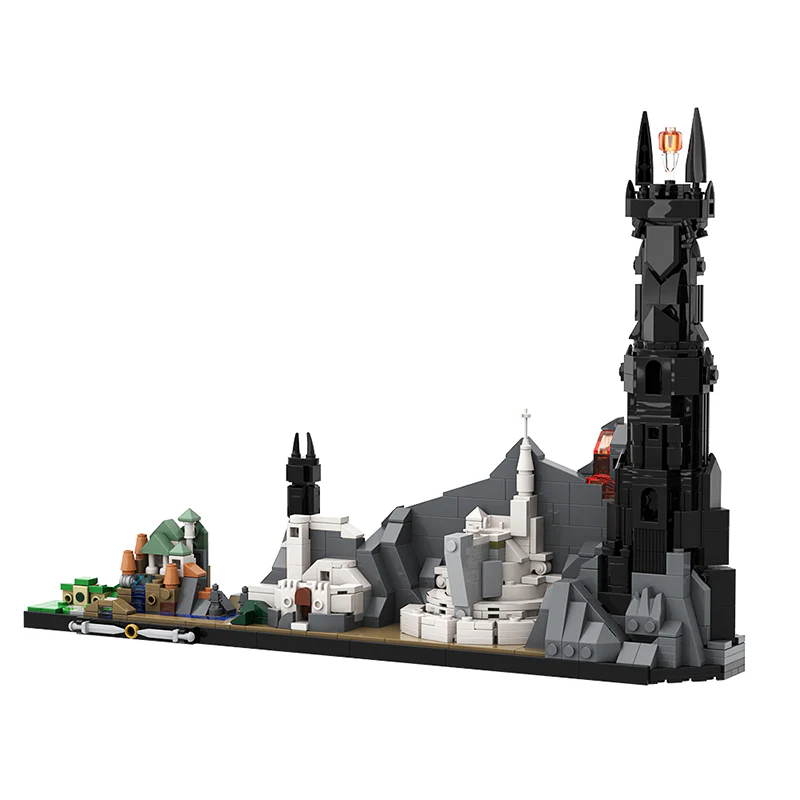 GOBRICKS MOC A0998 The Lord of the Rings Skylines - YWOBB