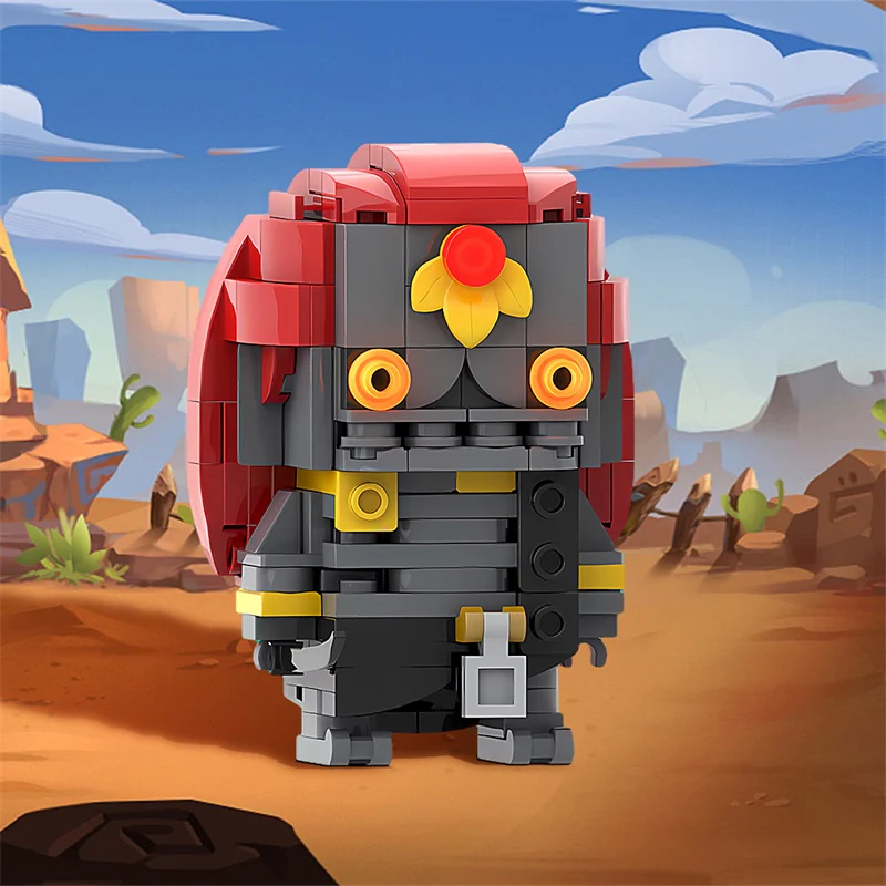 GOBRICKS MOC 167310 Mummified Ganondorf (Legend of Zelda: Tears of the Kingdom) Brickheadz - YWOBB
