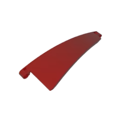 GOBRICKS GDS-M4572 Panel Curved #51 5 x 13 Tapered Right - YWOBB