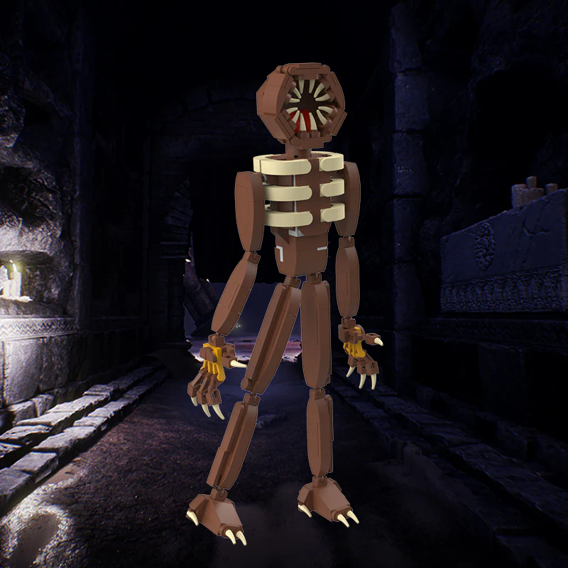 GOBRICKS MOC A0068 Ranbow Friends-brown - YWOBB