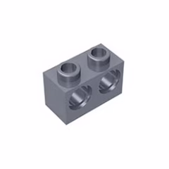 GOBRICKS GDS-624 Brick 1 x 2 with Holes - YWOBB