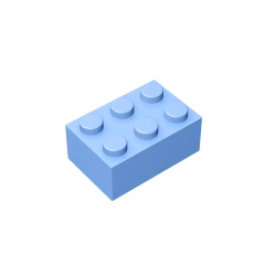 GOBRICKS GDS-541 Brick 2 x 3 - YWOBB