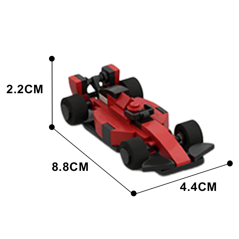 GOBRICKS MOC 141127 F1 2023 cars - YWOBB
