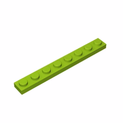 GOBRICKS GDS-506 Plate 1 x 8 - YWOBB