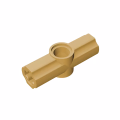 GOBRICKS GDS-917 Axle and Pin Connector Angled #2 - 180 degrees - YWOBB