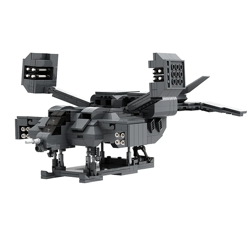GOBRICKS MOC 39380 Aliens Cheyenne Dropship and APC - YWOBB