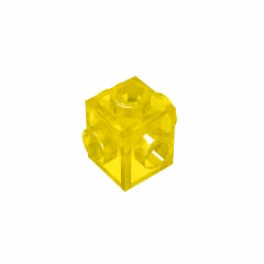 GOBRICKS GDS-650  Modified 1 x 1 with Studs on 4 Sides - YWOBB