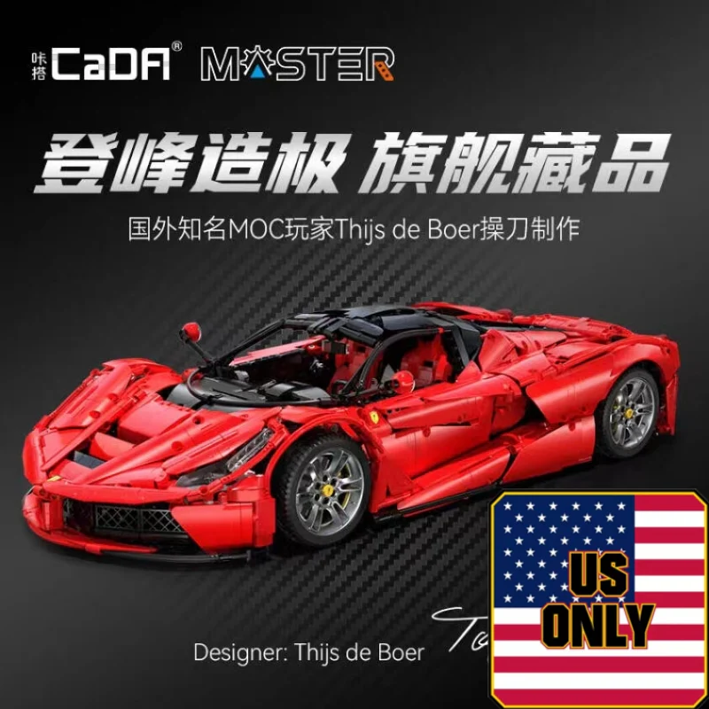 CADA C61505 1:8 Ferrari Laferrari OVP US Warehouse Version - YWOBB