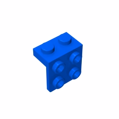 GOBRICKS GDS-641 Bracket 1 x 2 - 2 x 2 - YWOBB