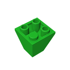 GOBRICKS GDS-1040 Inverted 45 2 x 2 Double Convex - YWOBB