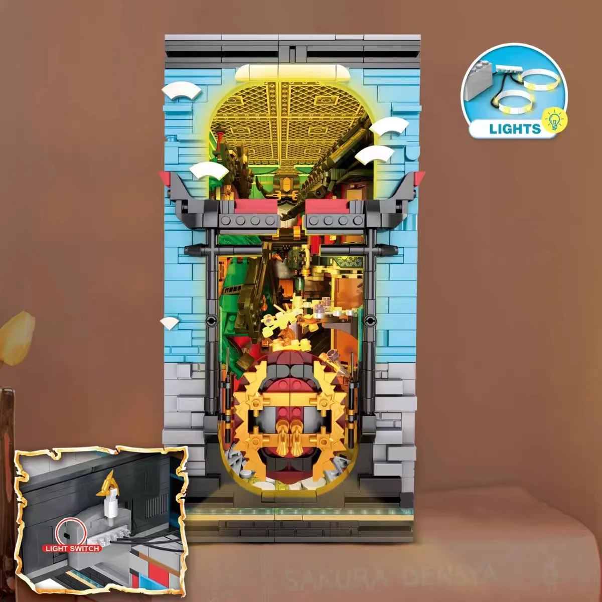 Reobrix 66029 The Book of Ninja World with Lights - YWOBB