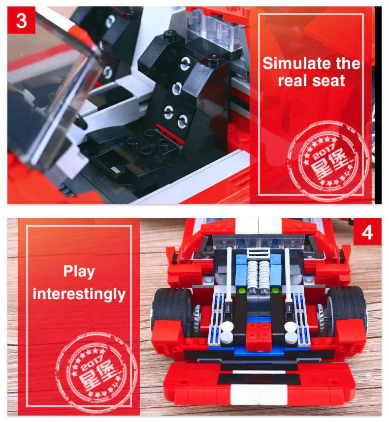 XINGBAO XB-03011 The Red Phantom Racing Car - YWOBB