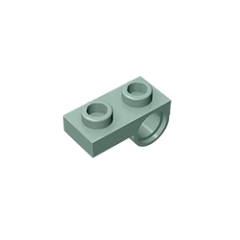 GOBRICKS GDS-854  Modified 1 x 2 with Pin Hole on Bottom - YWOBB