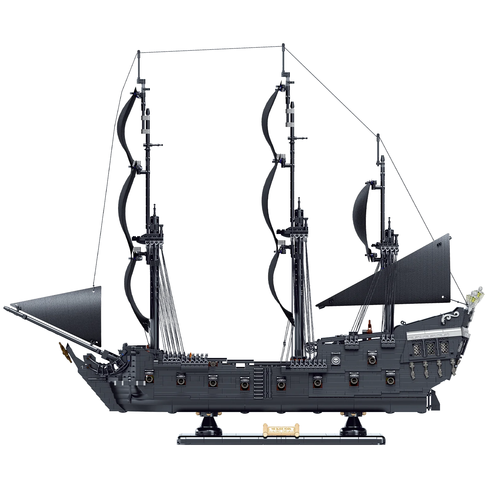 BAKA 33305 Black Pirate Ship - YWOBB