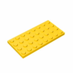GOBRICKS GDS-521 Plate 4 x 8 - YWOBB