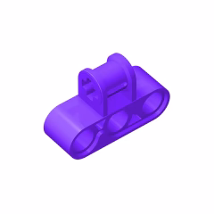 GOBRICKS GDS-939 Axle and Pin Connector Perpendicular Triple - YWOBB