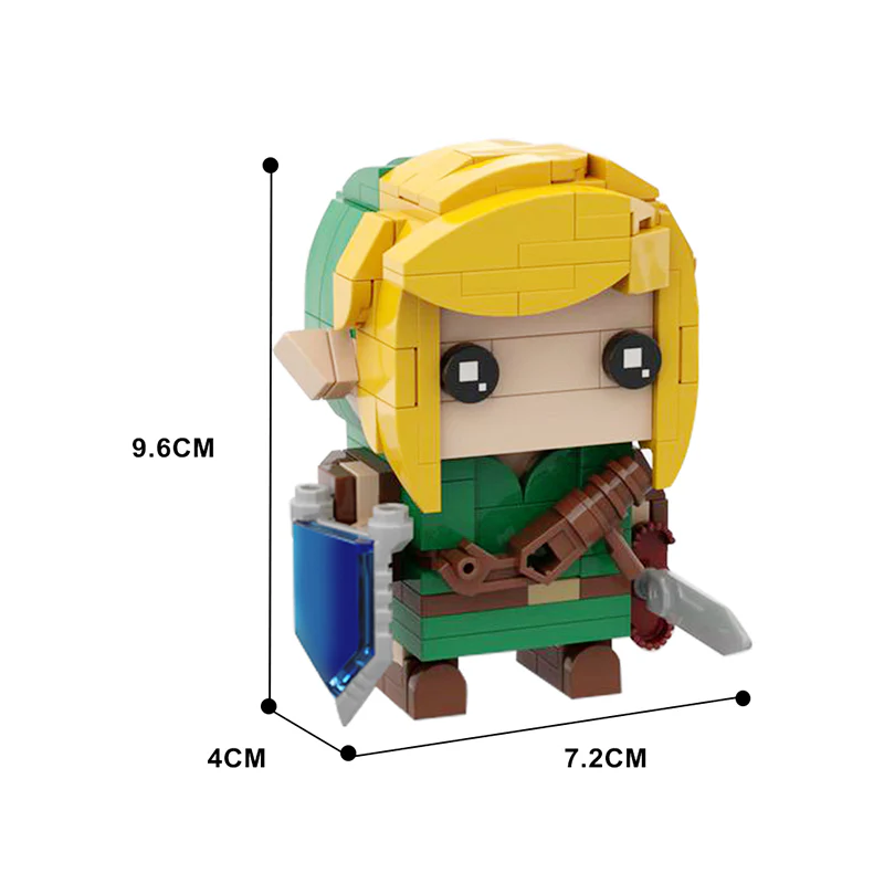 GOBRICKS MOC 154738 Link Brickhead - YWOBB