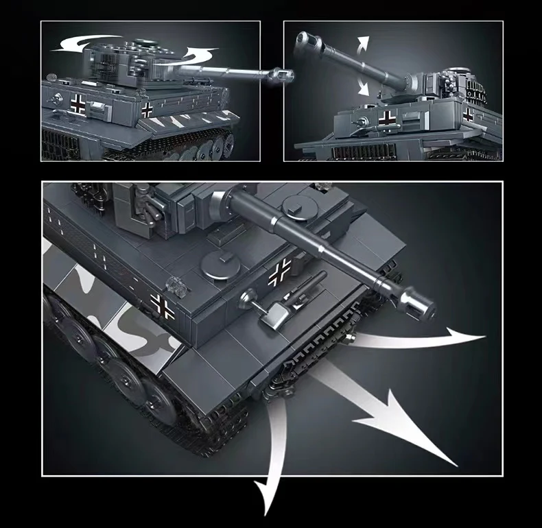 Mould King 20014 Tiger Tank OVP EU Warehouse Version - YWOBB
