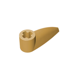 GOBRICKS GDS-1360 Bionicle 1 x 3 Tooth with Axle Hole - YWOBB