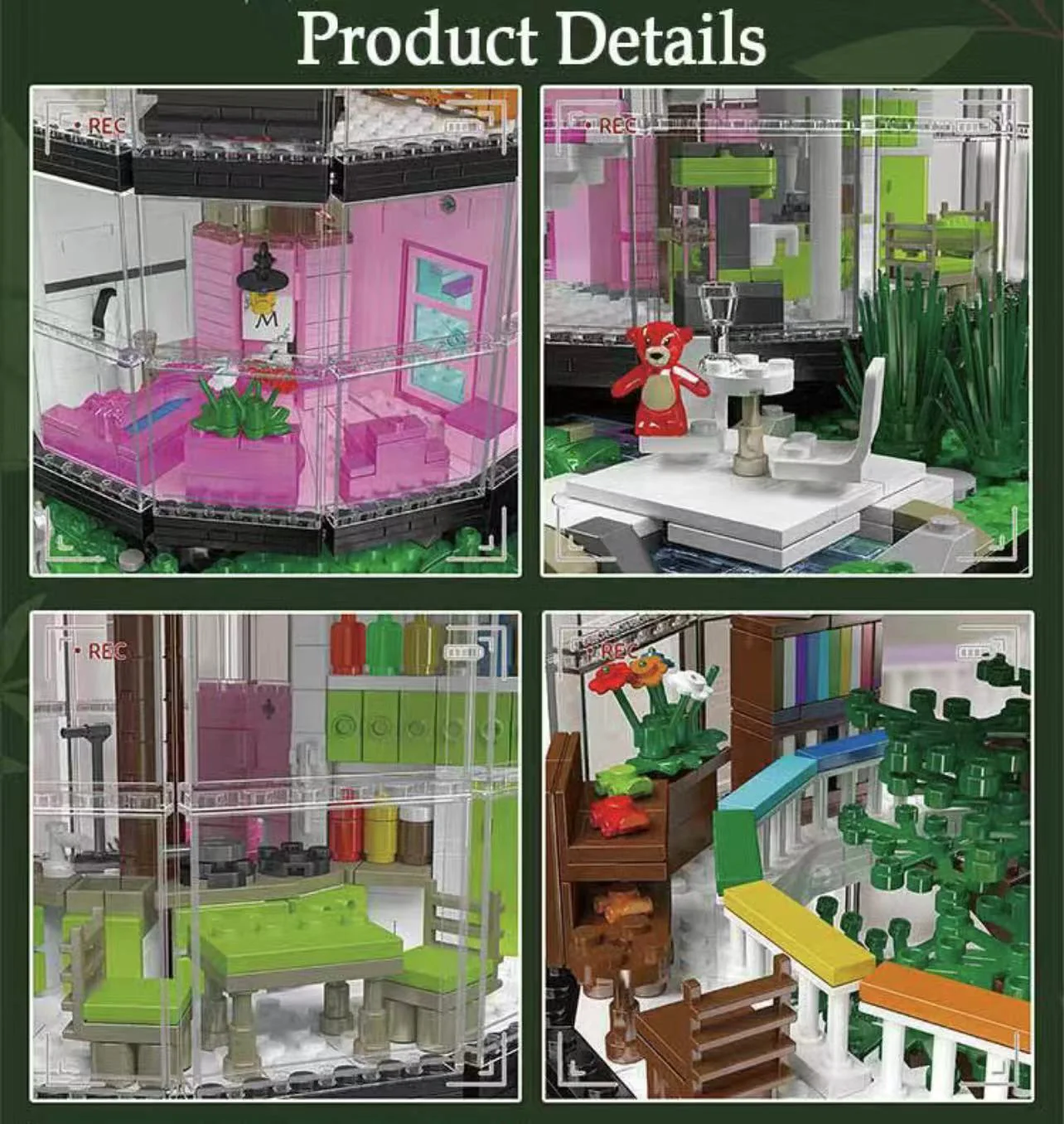 Mould King 16013 Transparent Tower - YWOBB