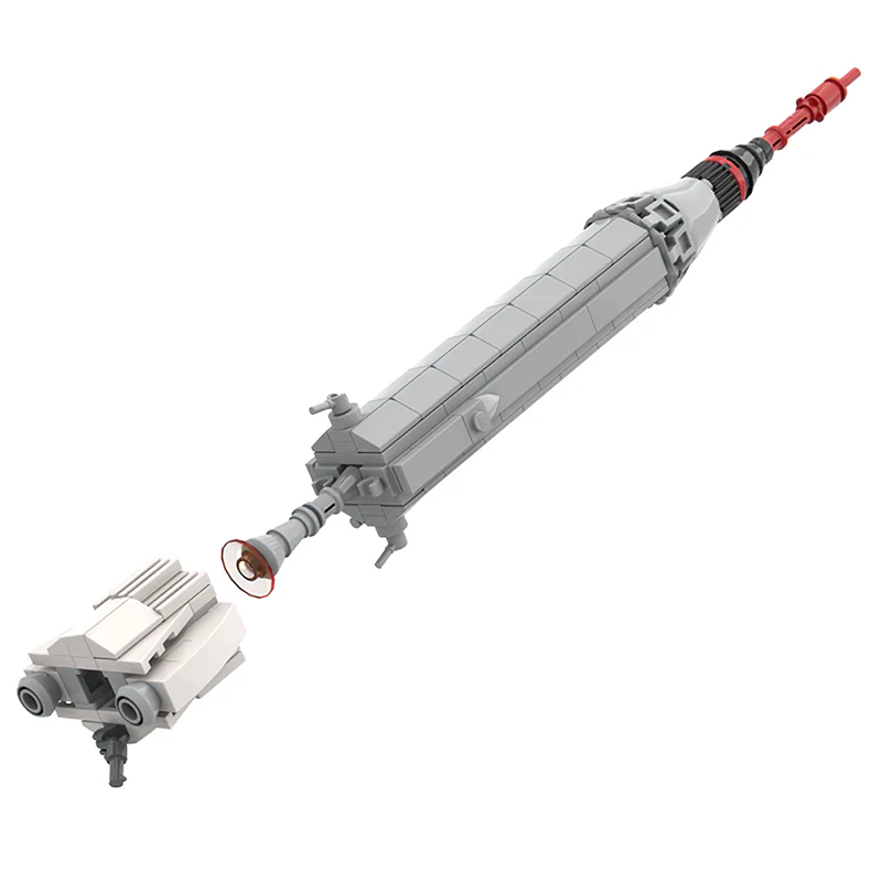 GOBRICKS MOC 115939 Mercury & Gemini Collection [Saturn V scale] - YWOBB