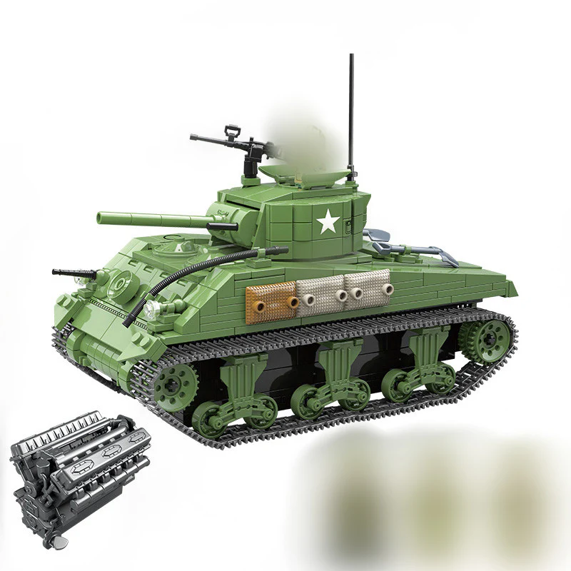 QuanGuan 100081 SHERMAN M4A1 Tank - YWOBB