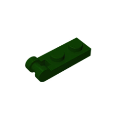 GOBRICKS GDS-646 Modified 1 x 2 with Bar Handle on End - Closed Ends - YWOBB