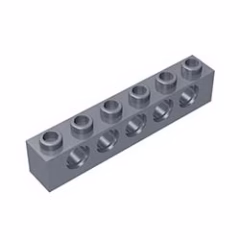 GOBRICKS GDS-626  Brick 1 x 6 with Holes - YWOBB
